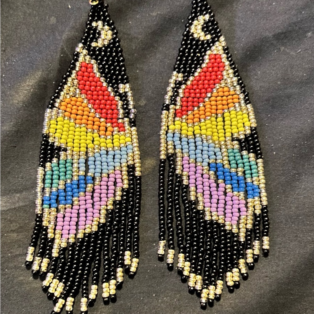 Colorful Beaded Earrings